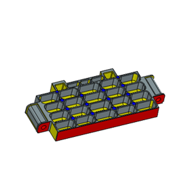 Plăcuță pentru compartimentul bateriei turnate sub presiune din aliaj de aluminiu o matriță două găuri Plăcuță pentru compartimentul bateriei turnate sub presiune din aliaj de aluminiu o matriță două găuri