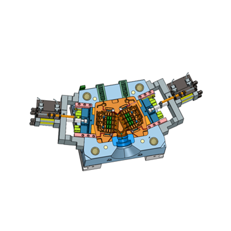 Plăcuță pentru compartimentul bateriei turnate sub presiune din aliaj de aluminiu o matriță două găuri