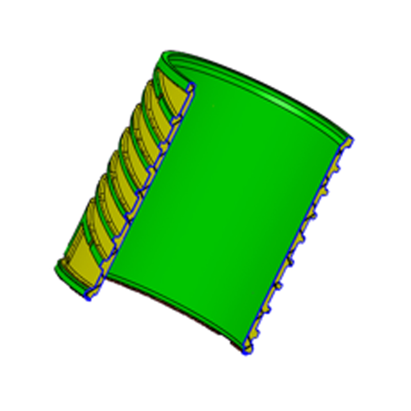 Jachetă de apă de răcire din aliaj de aluminiu turnat sub presiune Jachetă de apă de răcire din aliaj de aluminiu turnat sub presiune